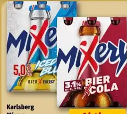 REWE Center Karlsberg MiXery Iced Blue Bier X Energy Angebot