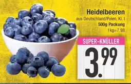 E-Center Heidelbeeren Angebot