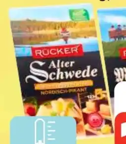 Edeka Frischemarkt Rücker deutscher Käse in Scheiben Angebot