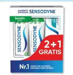 Budni Sensodyne 2x Basis Fluorid 1x MultiCare Original Zahncreme Angebot