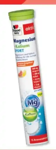 Budni Doppelherz Aktiv Magnesium + Kalium Sport Brausetabletten Angebot