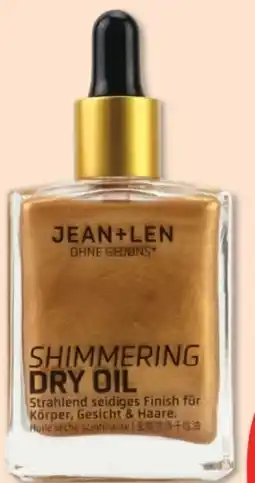 Budni Jean & Len Shimmering Dry Oil Angebot