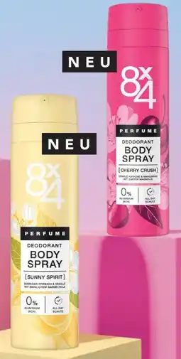 Budni 8x4 Perfume Deodorant Body Spray Angebot