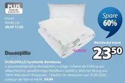 Jysk DUNLOPILLO Synthetik-Bettdecke Angebot