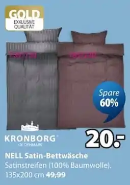 Jysk KRONBORG NELL Satin-Bettwäsche Angebot