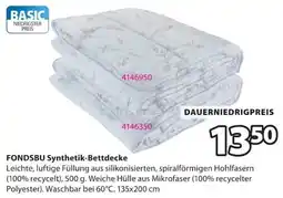 Jysk FONDSBU Synthetik-Bettdecke Angebot