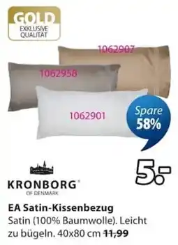 Jysk EA Satin-Kissenbezug Satin (100% Baumwolle) Angebot
