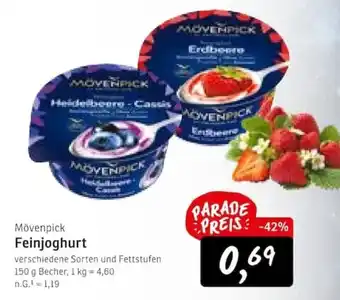 KONSUM Mövenpick Feinjoghurt Angebot