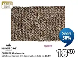 Jysk KRONBORG ORREFORS Badematte Angebot