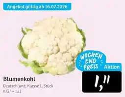 KONSUM Blumenkohl Angebot