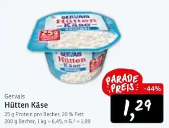 KONSUM Gervais Hütten Käse Angebot