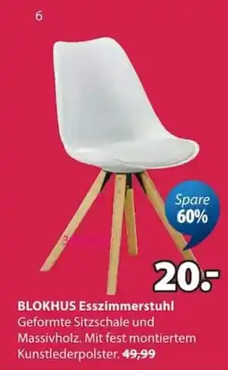 Jysk BLOKHSUS Esszimmerstuhl Angebot