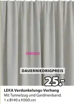 Jysk LEKA Verdunkelungs-Vorhang Angebot