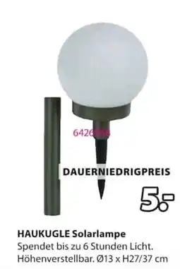 Jysk HAUKUGLE Solarlampe Angebot