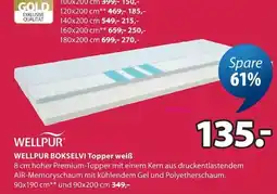 Jysk WELLPUR BOKSELVI Topper weiß Angebot
