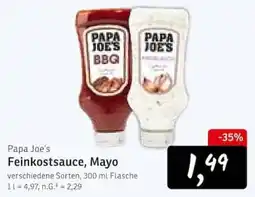 KONSUM Papa Joe's Feinkostsauce, Mayo Angebot