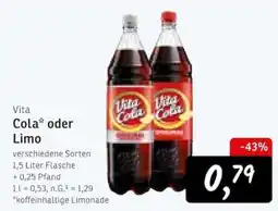 KONSUM Vita Cola oder Limo Angebot