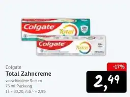 KONSUM Colgate Total Zahncreme Angebot