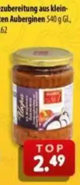 Mix Markt MAUI Zubereitung aus kleinen Auberginen Angebot