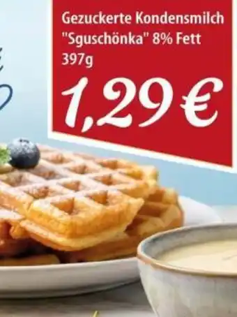 Mix Markt Gezuckerte Kondensmilch "Sguschönka" Angebot