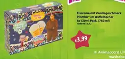 Mix Markt Eiscreme mit Vanillegeschmack Plombir Angebot