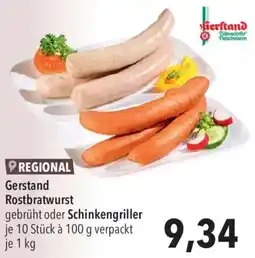CITTI Markt Gerstand Rostbratwurst Angebot