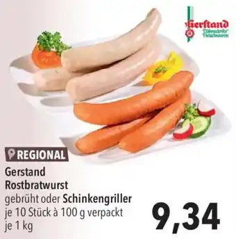 CITTI Markt Gerstand Rostbratwurst Angebot