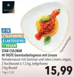 CITTI Markt STAR CULINAR HI TASTE Gemüsebolognese mit Linsen Angebot