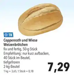 CITTI Markt Coppenrath und Wiese Weizenbrötchen Angebot