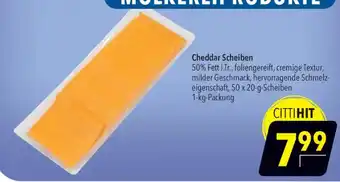 CITTI Markt Cheddar Scheiben Angebot