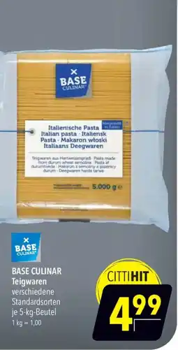 CITTI Markt BASE CULINAR Teigwaren Angebot