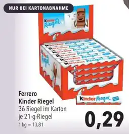 CITTI Markt Ferrero Kinder Riegel Angebot