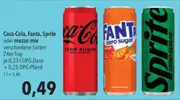 CITTI Markt Coca-Cola, Fanta, Sprite oder mezzo mix Angebot
