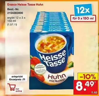 Netto Marken-Discount Erasco Heisse Tasse Huhn Angebot