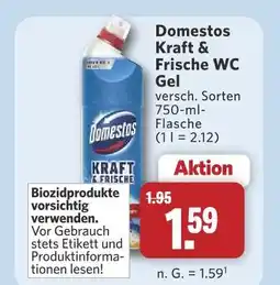 Combi Domestos kraft & frische wc gel Angebot