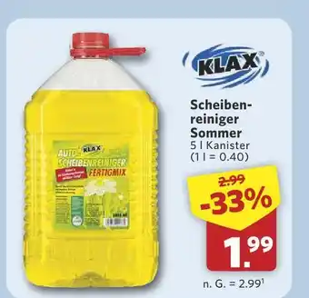 Combi Klax scheibenreiniger sommer Angebot