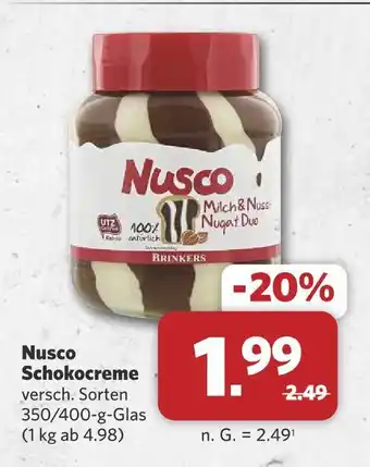 Combi Nusco schokocreme Angebot
