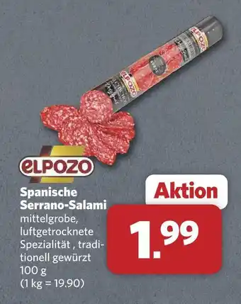 Combi Elpozo spanische serrano-salami Angebot