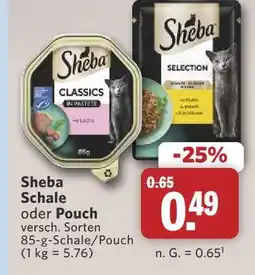 Combi Sheba schale oder pouch Angebot