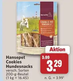 Combi Hanspet cookies hundesnacks Angebot