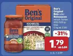 Combi Ben's original reis Angebot
