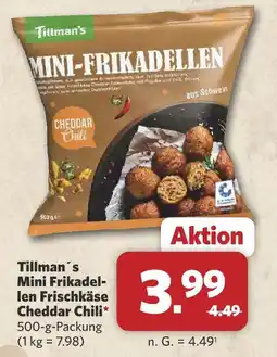 Combi Tillman's mini frikadellen frischkäse cheddar chili Angebot
