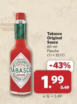 Combi Tabasco original sauce Angebot