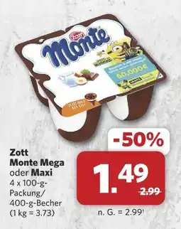 Combi Zott monte mega Angebot