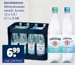 Getränkewelt Gerolsteiner mineralwasser Angebot