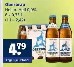 Getränkewelt Oberbräu hell o. hell 0,0% Angebot