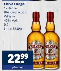 Getränkewelt Chivas regal 12 jahre blended scotch whisky Angebot