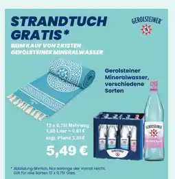 Getränkeparadies Gefromm Gerolsteiner mineralwasser Angebot