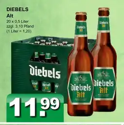 Getränkeparadies Gefromm Diebels alt Angebot