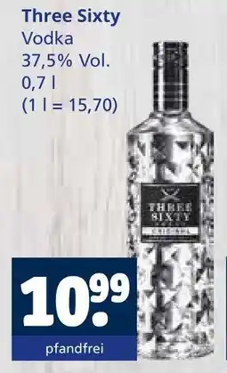 Getränkewelt Three sixty vodka Angebot